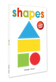 Shapes (Early Learning Board Book With Large Font) by Wonder House Books, 9789390183906