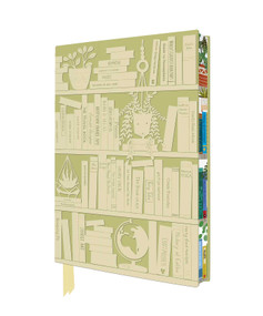 Georgia Breeze: Bookshelves Artisan Art Notebook (Flame Tree Journals) by Flame Tree Studio, 9781835626856