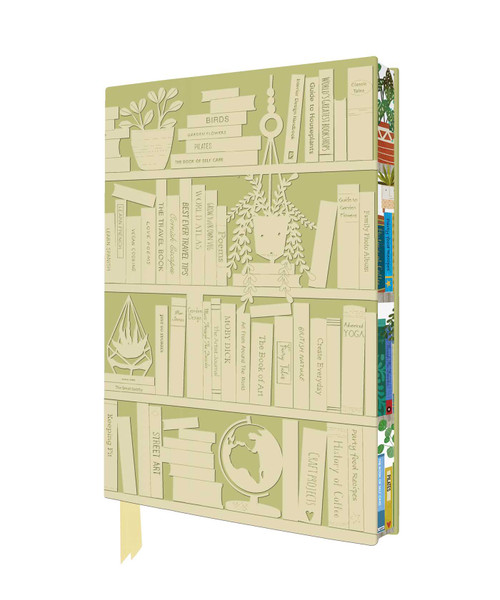 Georgia Breeze: Bookshelves Artisan Art Notebook (Flame Tree Journals) by Flame Tree Studio, 9781835626856