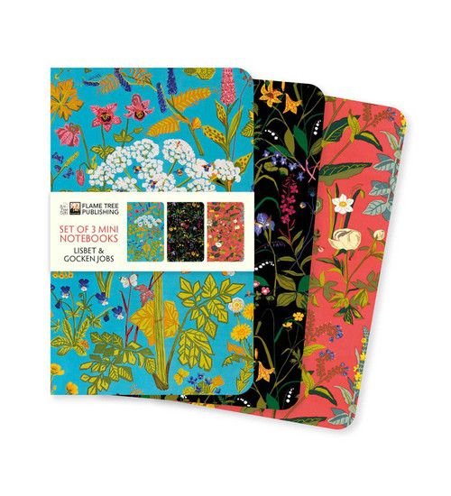 Lisbet and Gocken Jobs Set of 3 Mini Notebooks by Flame Tree Studio, 9781835627013