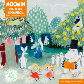 Adult Sustainable Jigsaw Puzzle Moomin: Finn Family Moomintroll (1000-pieces. Ethical, Sustainable, Earth-friendly) by Flame Tree Studio, 9781835627365