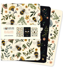 Jade Mosinski Set of 3 Midi Notebooks by Flame Tree Studio, 9781835627372