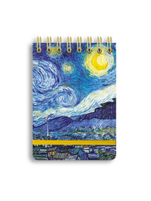 Vincent van Gogh: The Starry Night (Spiral Bound Pocket Notebook) by Flame Tree Studio, 9781835627433