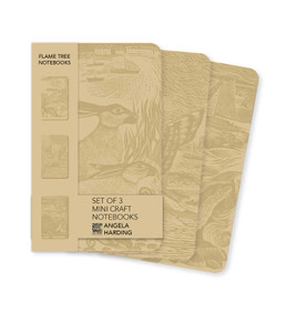 Angela Harding Set of 3 Mini Craft Notebooks by Flame Tree Studio, 9781835627488