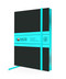 Black & Blue Artisan Paperback Notebook by Flame Tree Studio, 9781835627501