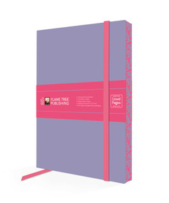 Lilac & Magenta Artisan Paperback Notebook by Flame Tree Studio, 9781835627525