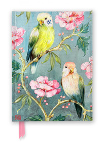 Sophie Adde: Two Parakeets (Foiled Journal) by Flame Tree Studio, 9781835627570