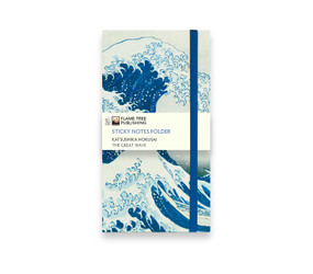 Katsushika Hokusai: The Great Wave Flame Tree Sticky Notes Folder by Flame Tree Studio, 9781835627686