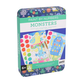 Paint by Numbers: Monsters (Bilingual Edition) by Petit Collage, 9781797244112