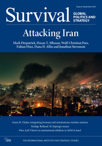 Survival: August-September 2025 by The International Institute for Strategic Studies (IISS), 9781041078142