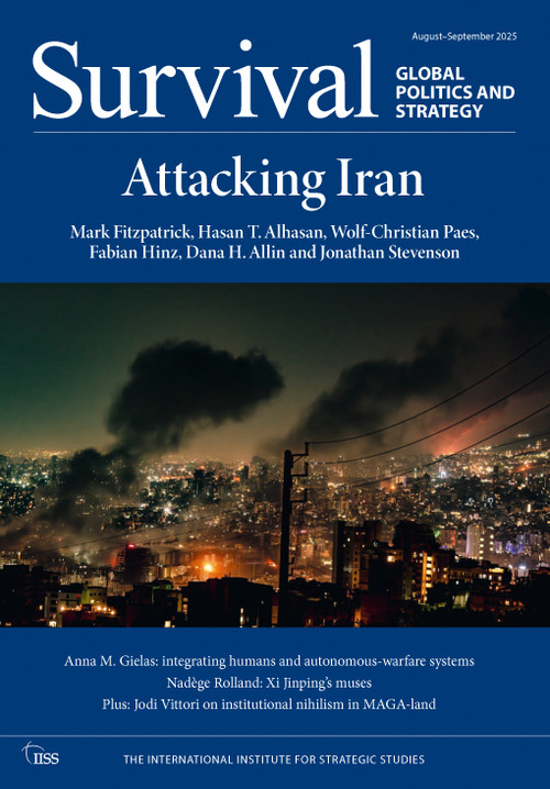 Survival: August-September 2025 by The International Institute for Strategic Studies (IISS), 9781041078142