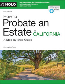 How to Probate an Estate in California - 9781413333329 by Lisa Fialco