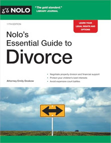 Nolo's Essential Guide to Divorce by Emily Doskow, 9781413333565