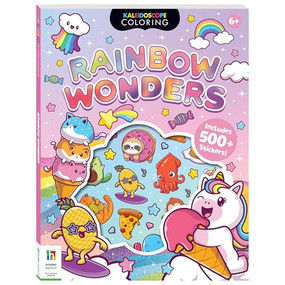 Kaleidoscope - Sticker Coloring - Rainbow Wonders by Hinkler Pty Ltd, 9781488979095