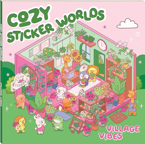 Cozy Sticker Worlds Village Vibes by Hinkler Pty Ltd, 9781488979125