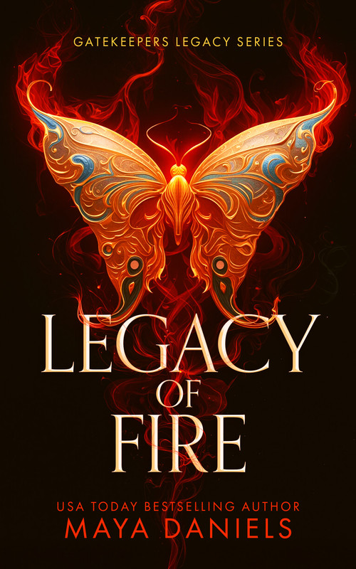 Legacy of Fire (A Dark Fantasy Romance of Gods and Destiny) by Maya Daniels, 9781036705954