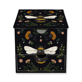 Jade Mosinski: Bee Flame Tree Memo Box with Drawer by Flame Tree Studio, 9781835627556