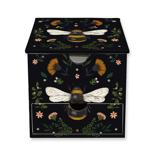 Jade Mosinski: Bee Flame Tree Memo Box with Drawer by Flame Tree Studio, 9781835627556