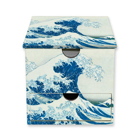 Katsushika Hokusai: The Great Wave Flame Tree Memo Box with Drawer by Flame Tree Studio, 9781835627563