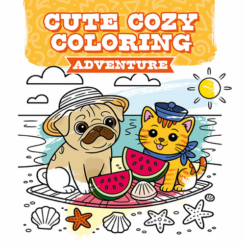 Cute Cozy Coloring: Adventure, 9781784947323