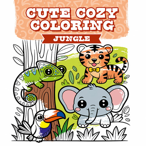 Cute Cozy Coloring: Jungle, 9781784947354