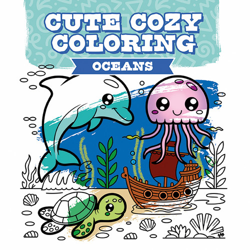Cute Cozy Coloring: Oceans, 9781784947347