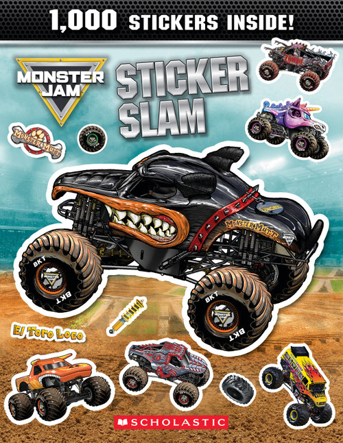 Monster Jam Sticker Slam by Scholastic, 9798225043056