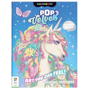 Kaleidoscope Pop Velvet Coloring: Magical Unicorns - 9781488974885 by Hinkler, 9781488974885