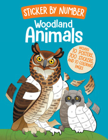 Sticker by Number: Woodland Animals by iSeek Ltd, 9798886743852