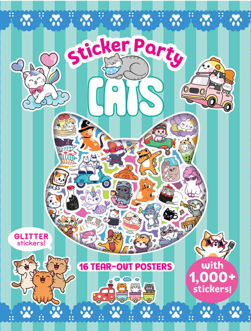 Sticker Party: Cats by Jing Lau, Jemima Hildick-Smith, Patti Hopkins, Olena Herasimova, 9798886743920