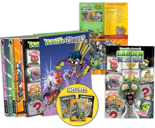 Plants vs. Zombies: The Garden Warfare Trilogy Boxed Set by Paul Tobin, Jacob Chabot, Tim Lattie, Matt J Rainwater, Heather Breckel, 9781506753263