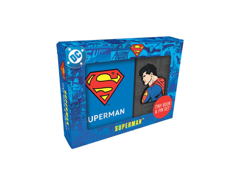 DC Comics: Superman Tiny Book and Pin Set by Insight Editions, 9798337403458