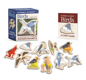 Extremely Accurate Birds Wooden Magnet Set (10 Anatomically Precise Magnets) (Miniature Edition) by Tommy Siegel, 9798894140193