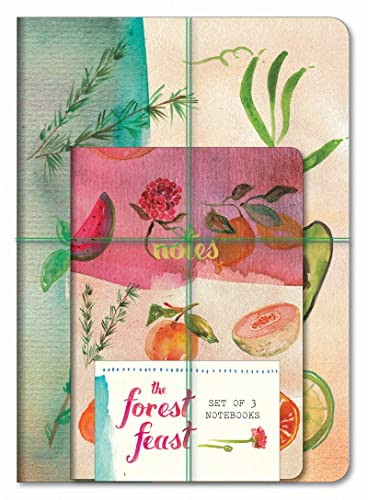 The Forest Feast Notebooks (Set of 3) by Erin Gleeson, 9781419715679