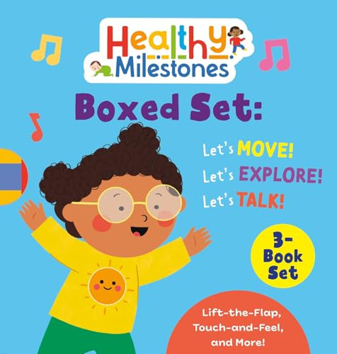 Healthy Milestones Boxed Set (Let's Move!, Let's Talk!, Let's Explore!) by Angela C. Mattke, Rachel Hurd-Wood, Esme Lee, 9798887704371