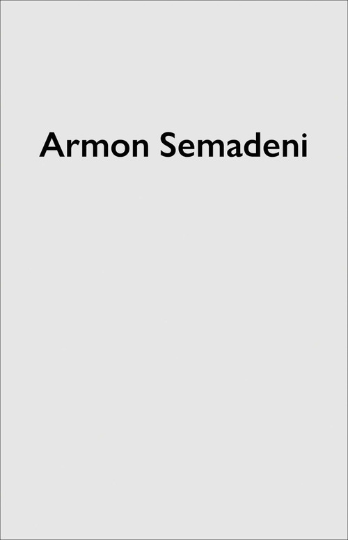 Armon Semadeni by Armon Semadeni, 9783037613511