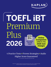 TOEFL  iBT Premium Plus 2026 by Kaplan Test Prep, 9798349700125