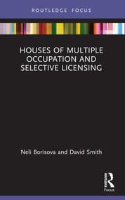 Houses of Multiple Occupation and Selective Licensing - 9781032286396 by Neli Borisova, David Smith, 9781032286396