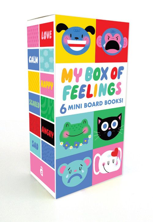 My Box of Feelings (A Hello!Lucky Book) (6 Mini Board Books!) by Hello!Lucky, Sabrina Moyle, Eunice Moyle, 9781419775093