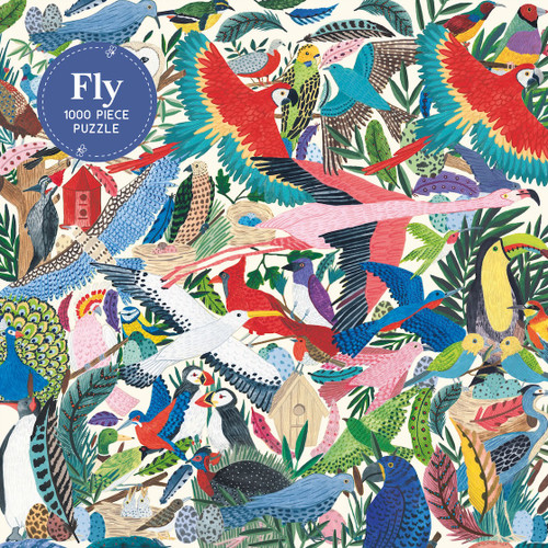Fly Puzzle (1,000 piece avian-themed puzzle) by Sara Boccaccini Meadows, 9781917366854