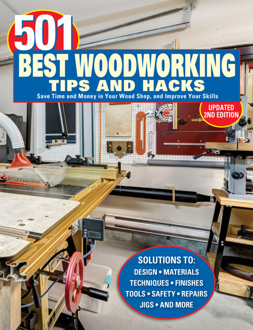 501 Best Woodworking Tips and Hacks (Save Time and Money in Your Wood Shop, and Improve Your Skills) by Robert Settich, 9781497106017