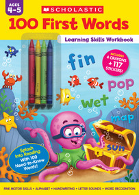 100 First Words Learning Skills Workbook by Scholastic, 9798225030780