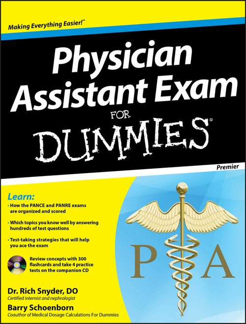 Physician Assistant Exam For Dummies, with CD by Barry Schoenborn, Richard W. Snyder, 9781118115565