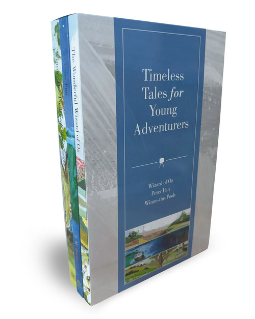 Timeless Classics: Harper Curated Classics Painted Kids Set (Winnie-the-Pooh and Other Delightful Stories, Peter Pan, and The Wonderful Wizard of Oz) by A. A. Milne, J. M.  Barrie, L. Frank Baum, Ernest Howard Shepard, Laci Fowler, 9781400352821