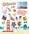 500 Stickers: California by duopress labs, 9781464228483