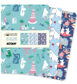 Moomin Classics Set of 3 Midi Notebooks by Flame Tree Studio, 9781804176788