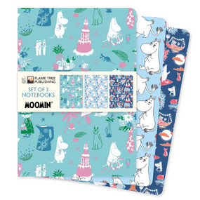Moomin Classics Set of 3 Standard Notebooks by Flame Tree Studio, 9781804179239