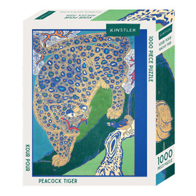 Peacock Tiger (1000 piece puzzle) by Kour Pour, 9781959407041