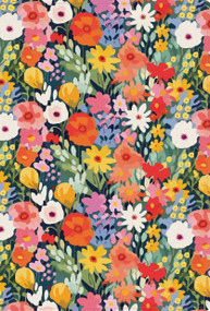 RVR 1960 Biblia letra grande, tamaño manual, edición especial, multicolor floral, símil piel (Spanish Edition) by B&H Español Editorial Staff, 9798384544388
