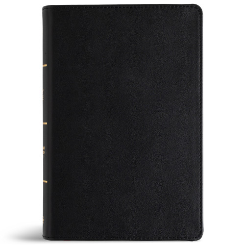 CSB Large Print Personal Size Reference Bible, Digital Study Edition, Easy-to-Read Optimal Type, Black Genuine Leather by CSB Bibles by Holman, 9798384546115